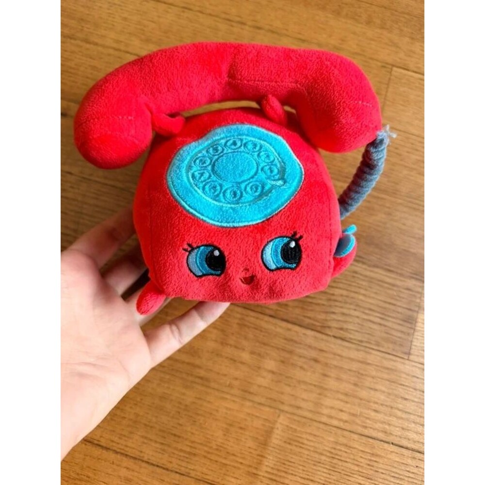 Shopkins chatter telephone plush stuffed animal, so cute! from 2016! READ